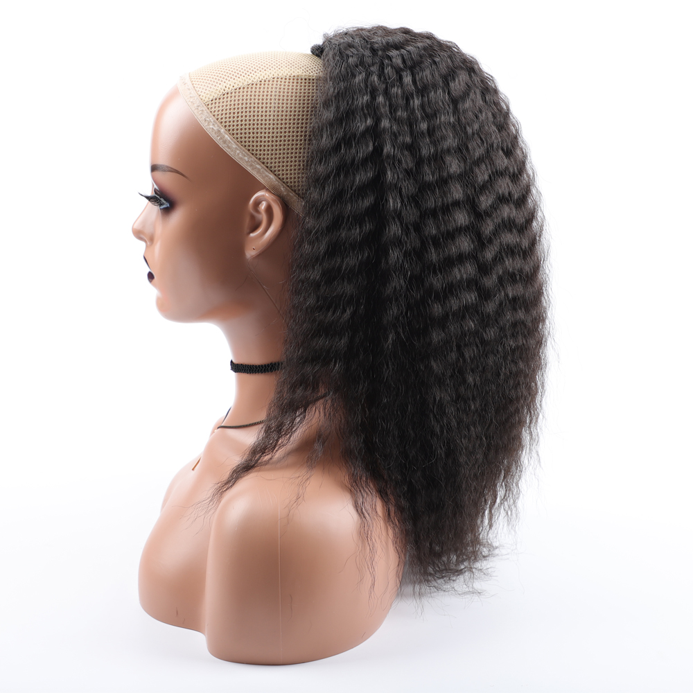 Drawstring Afro Curly Puff Ponytail - ปลอมสังเคราะห์ Drawstring หางม้า Extension Hair Extension