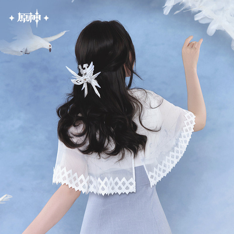 Hair Clips - กิ๊บติดผมธีมคอสเพลย์ตัวละครโคลัมบินาจากเกม Genshin Impact ของขวัญสำหรับแต่งตัวและของขวัญวันเกิด