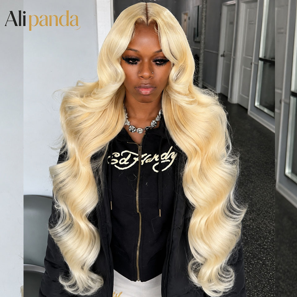 613 Blonde Body Wave Lace Front Wig - วิกผมลูกไม้ด้านหน้า 613 HD ขนาด 13x6 ความยาว