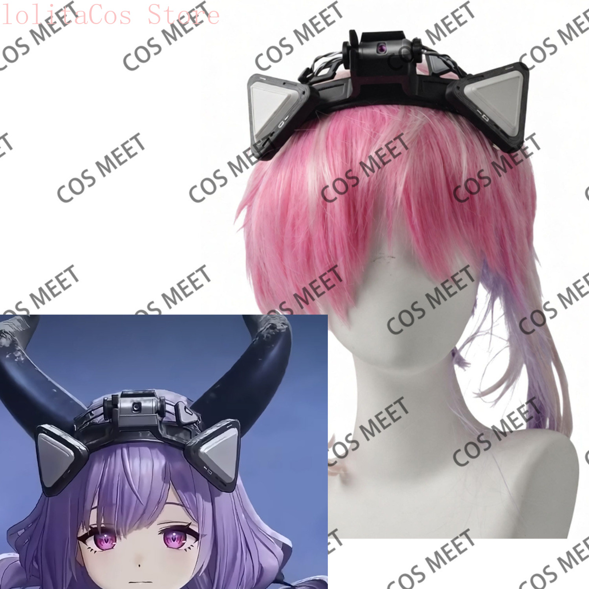 Hair Clips - Arknights:Endfield Typhoeus อุปกรณ์คอสเพลย์ที่พิมพ์ด้วยเทคโนโลยี 3D กิ๊บติดผม ของตกแต่งศีรษะ