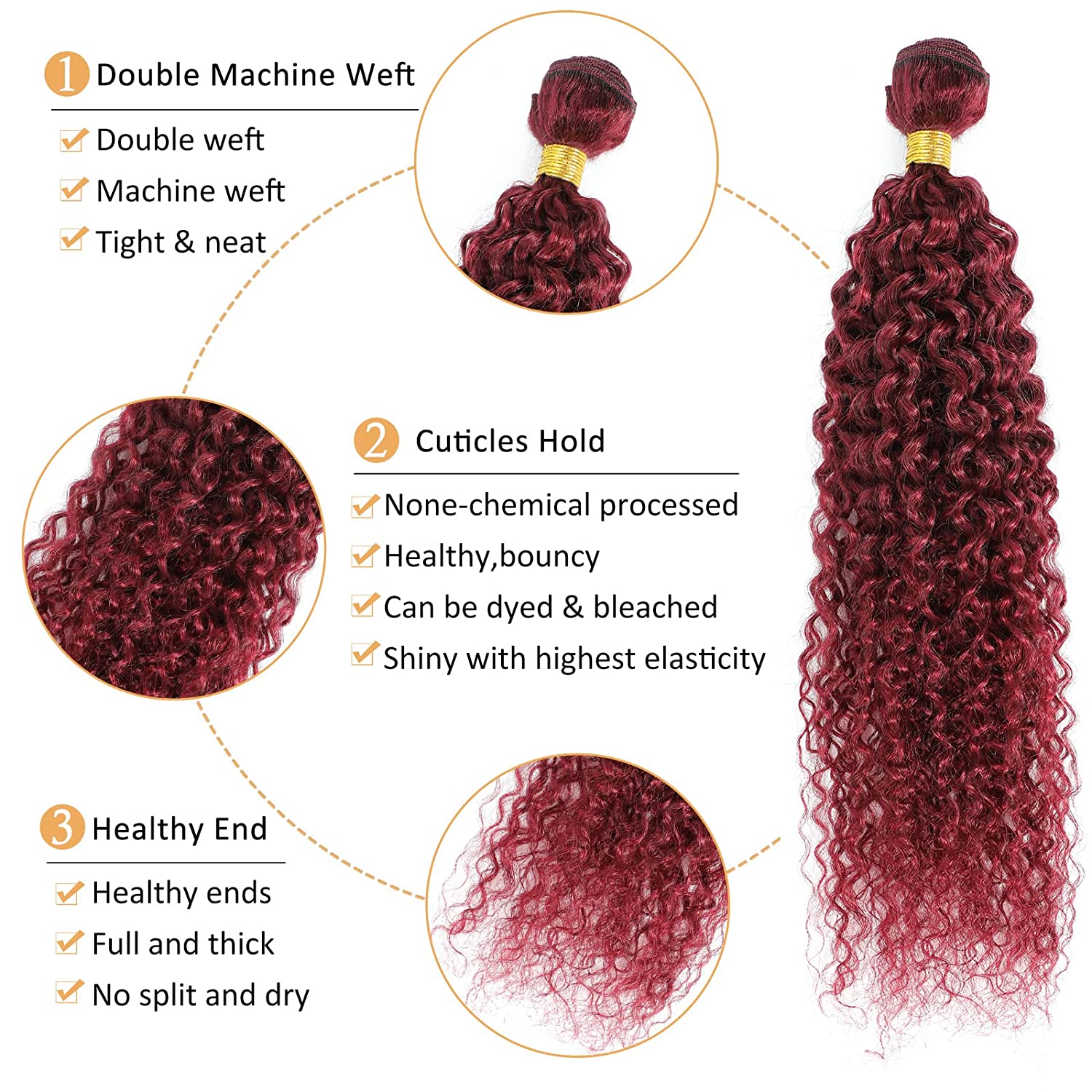 ชุดผมเวฟน้ำ 12A พร้อมผมปิดหน้า - Deep Wave 3 Bundles With Closure บทวิจารณ์และราคา