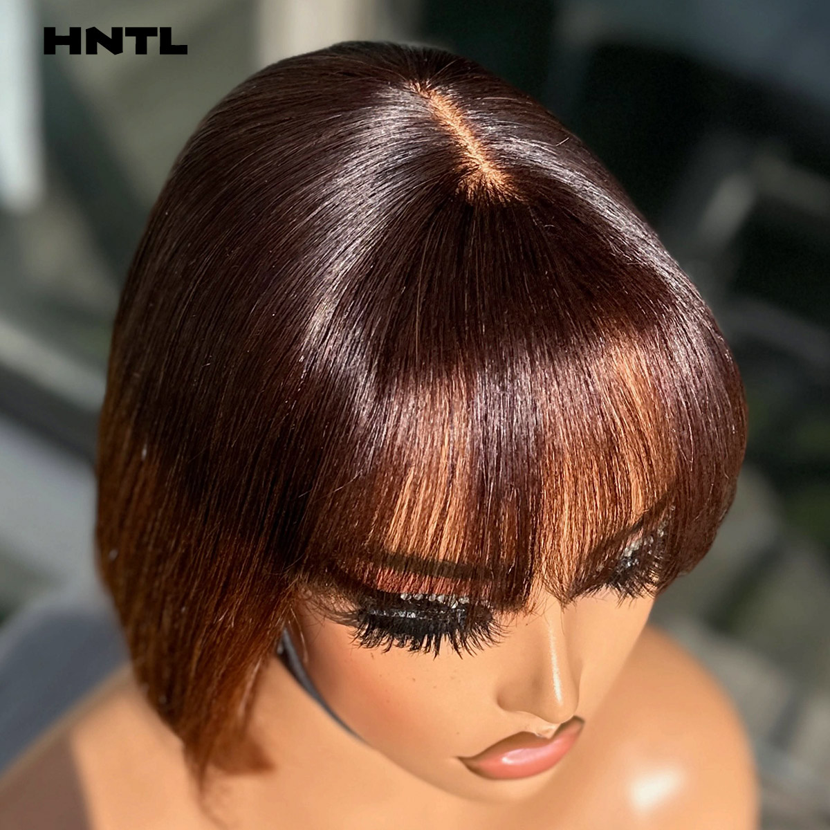 วิกผมแบบไม่ต้องใช้กาว รุ่น Wea - Pre Parted 13X4 Lace Front Bob Wig บทวิจารณ์และราคา