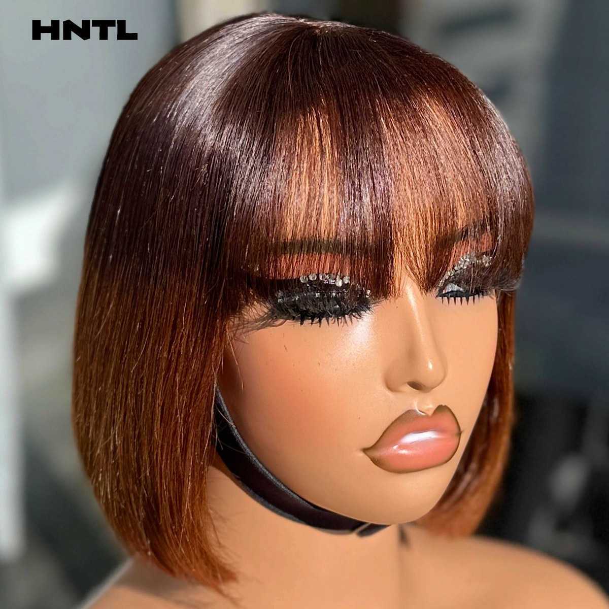 วิกผมแบบไม่ต้องใช้กาว รุ่น Wea - Pre Parted 13X4 Lace Front Bob Wig บทวิจารณ์และราคา