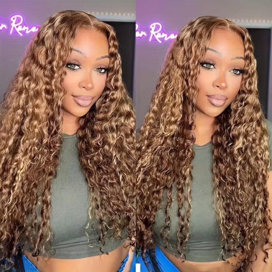 วิกผมไฮไลท์ออมเบร 427 สีน้ำผึ้ - Human Hair Wigs บทวิจารณ์และราคา