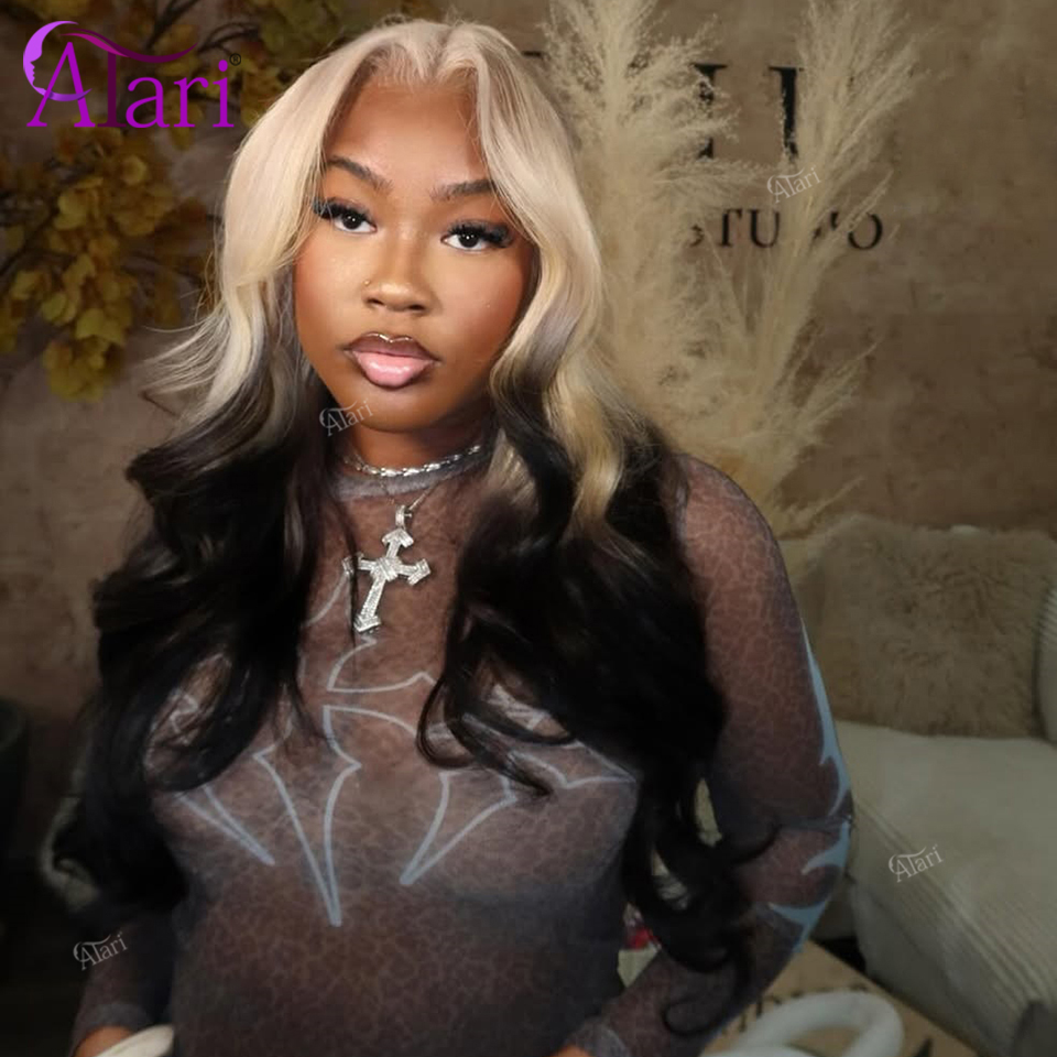 วิกผมแท้สีบลอนด์ออมเบรแบบลอนคล - 613 Blonde Body Wave Lace Front Wig บทวิจารณ์และราคา