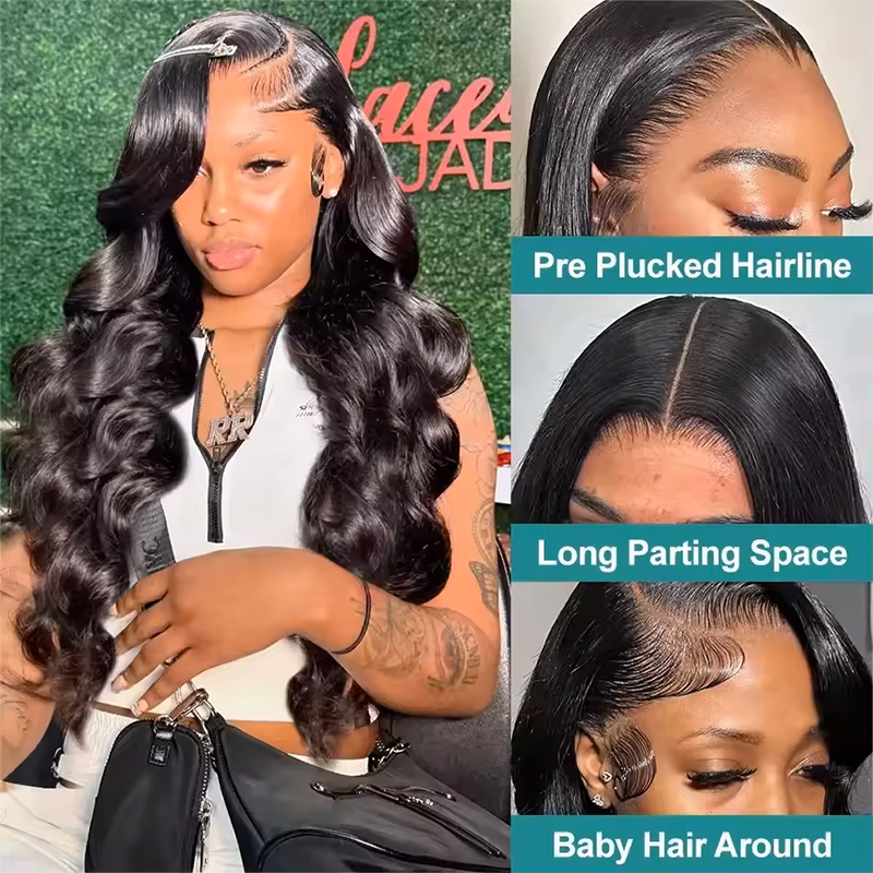วิกผมแท้แบบลูกคลื่น ความหนาแน่ - Human Hair Wigs บทวิจารณ์และราคา