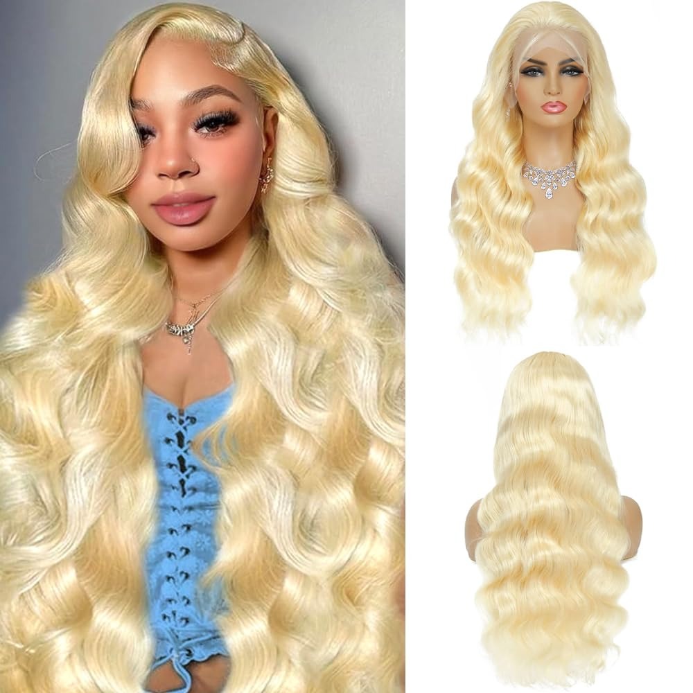 วิกผมหน้าผากลูกไม้ HD 613 ความ - 613 Blonde Body Wave Lace Front Wig บทวิจารณ์และราคา