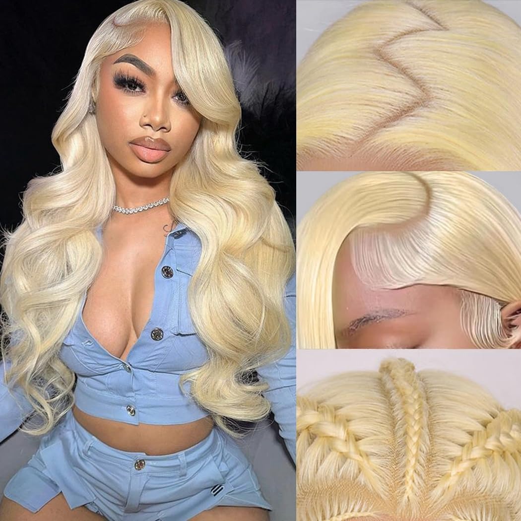 วิกผมหน้าผากลูกไม้ HD 613 ความ - 613 Blonde Body Wave Lace Front Wig บทวิจารณ์และราคา