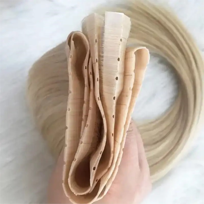 ขนผ้า PU แบบไม่ทอที่มองไม่เห็น - Invisible Tape In Extensions Real Hair บทวิจารณ์และราคา