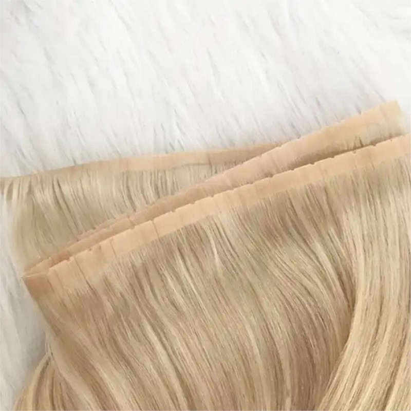 ขนผ้า PU แบบไม่ทอที่มองไม่เห็น - Invisible Tape In Extensions Real Hair บทวิจารณ์และราคา