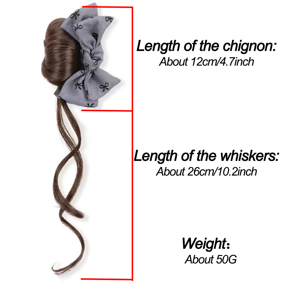 สังเคราะห์ผม Bun Hair Extensio - Claw Clip Messy Bun Hair Piece บทวิจารณ์และราคา