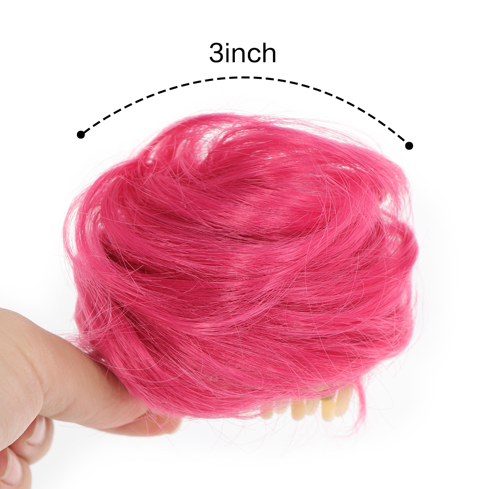 สังเคราะห์ Space Bun MINI Claw - Claw Clip Messy Bun Hair Piece บทวิจารณ์และราคา
