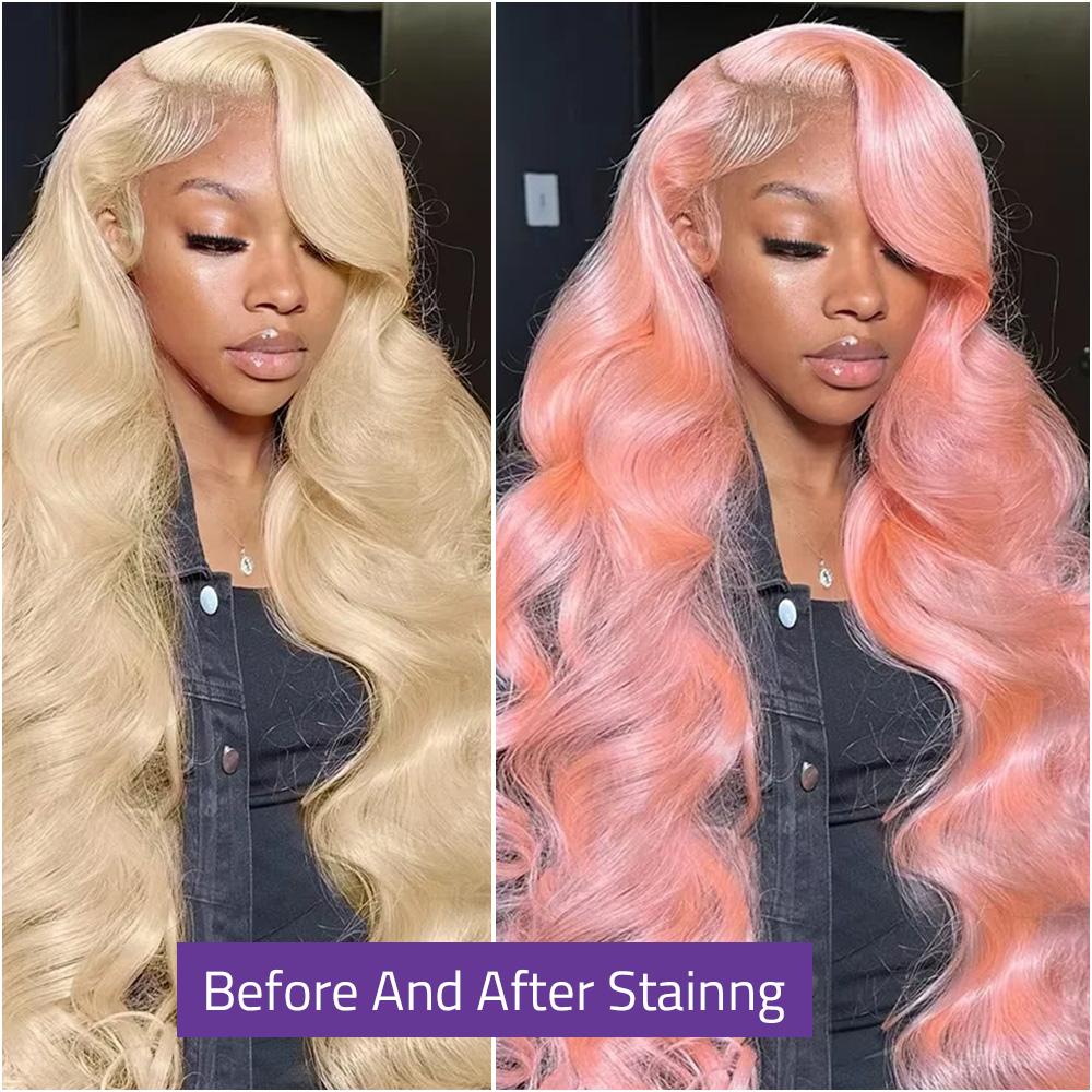 613 วิกผมลูกไม้โปร่งใส 13x6 HD - 613 Blonde Body Wave Lace Front Wig บทวิจารณ์และราคา