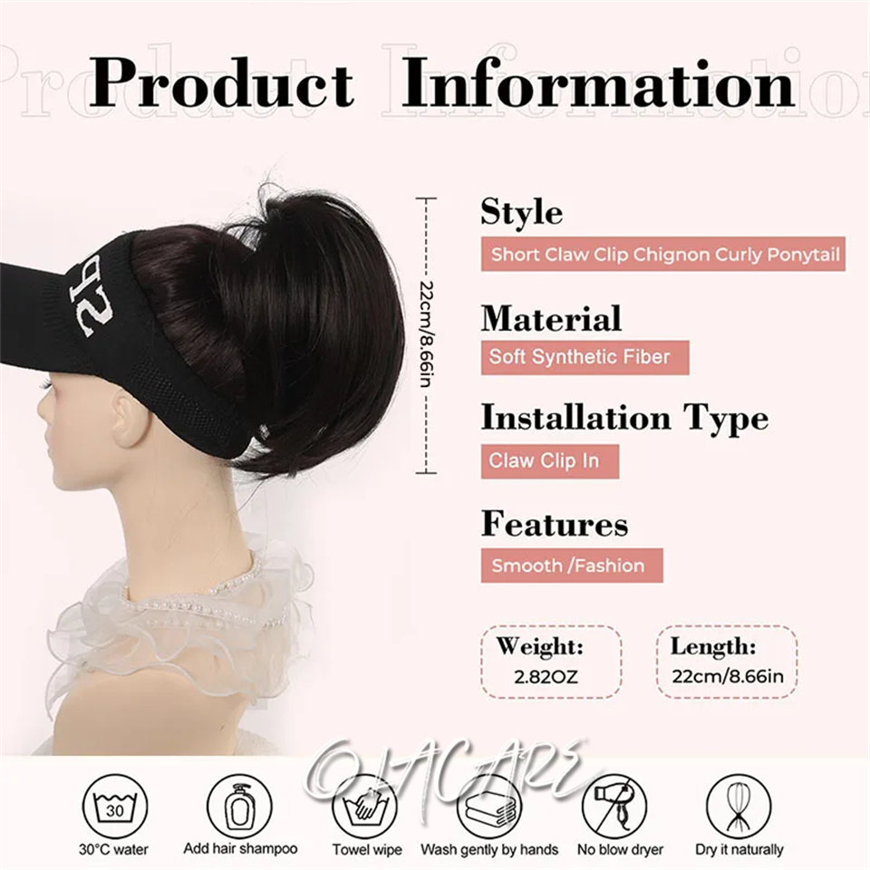 Messy Bun ผมชิ้น Claw คลิปใน B - Claw Clip Messy Bun Hair Piece บทวิจารณ์และราคา