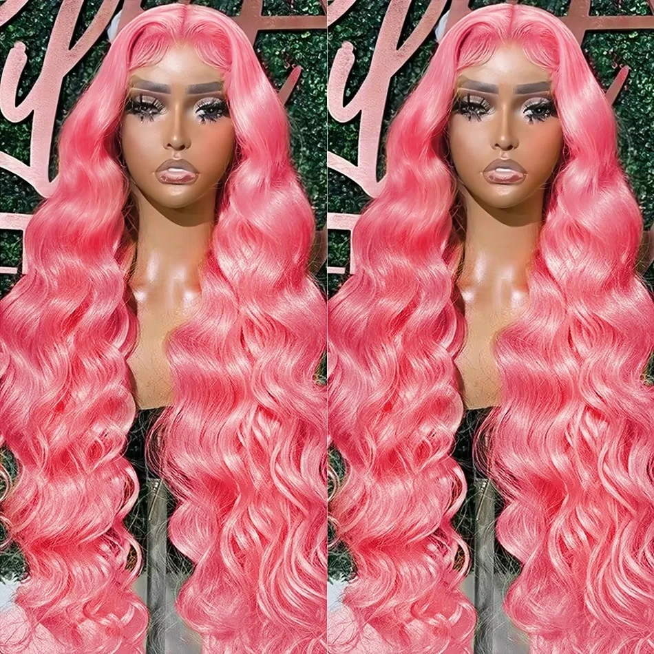 วิกผมหน้าผากลูกไม้สีชมพูอ่อนแบ - Human Hair Wigs บทวิจารณ์และราคา