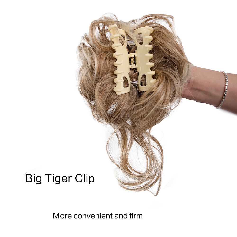 สังเคราะห์ Messy Bun ผมชิ้น To - Claw Clip Messy Bun Hair Piece บทวิจารณ์และราคา