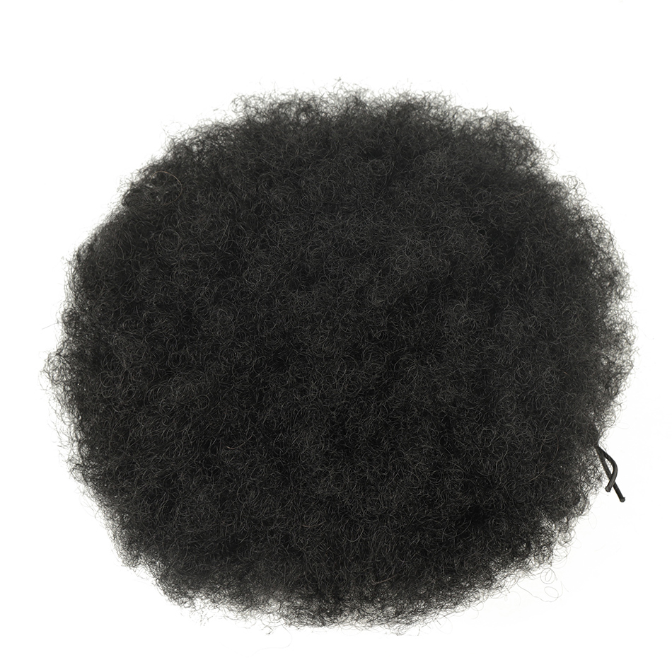 ผมปลอมแบบ Afro Puff รวบหางม้า  - Drawstring Afro Curly Puff Ponytail บทวิจารณ์และราคา