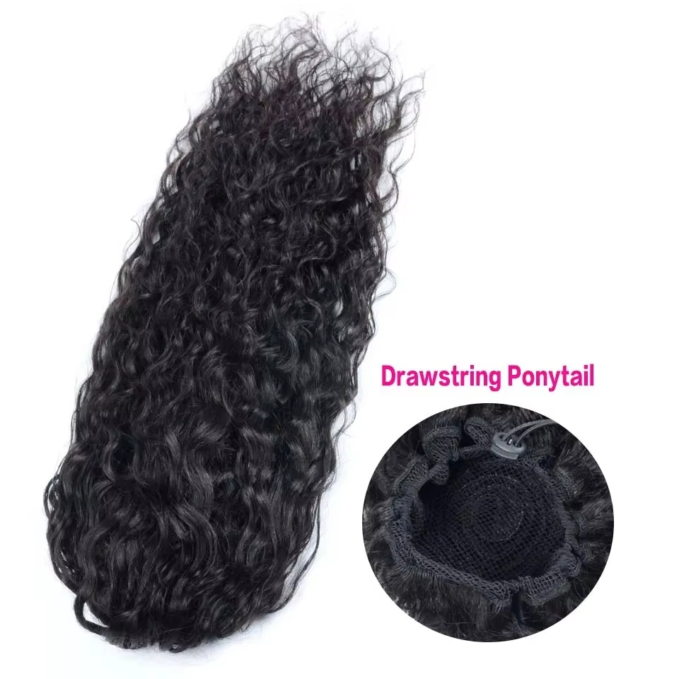 ผมต่อแบบหางม้าลอนน้ำ  แบบพันรอ - Seamless Clip In Hair Extensions Human Hair บทวิจารณ์และราคา