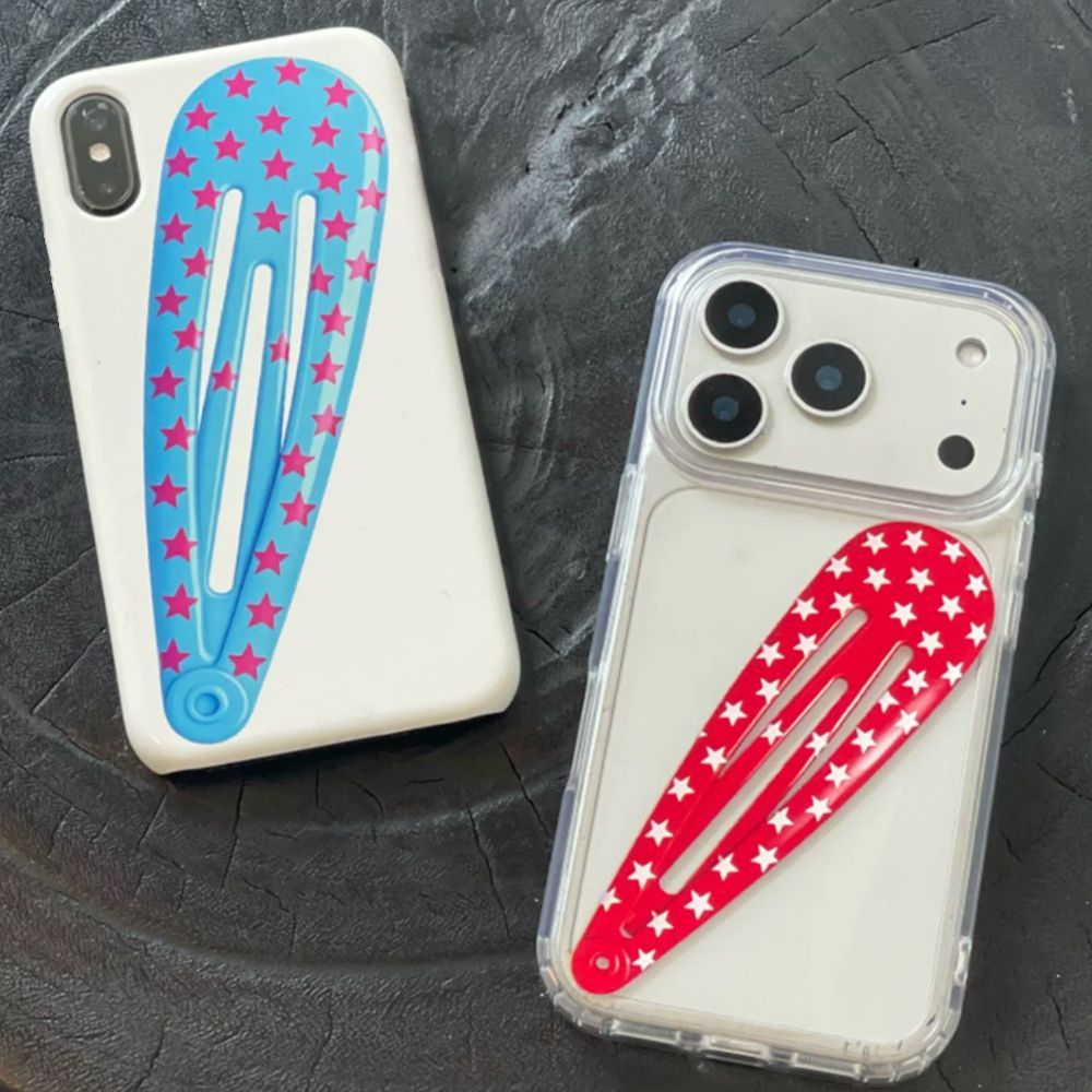 เคสโทรศัพท์ลายจุดสีแดงสไตล์อเม - Hair Clips บทวิจารณ์และราคา