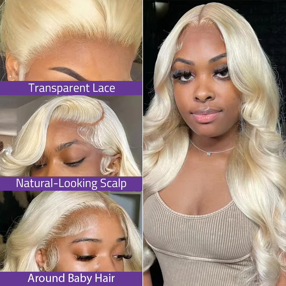 วิกผมลูกไม้โปร่งใส HD ขนาด 13x - 613 Blonde Body Wave Lace Front Wig บทวิจารณ์และราคา