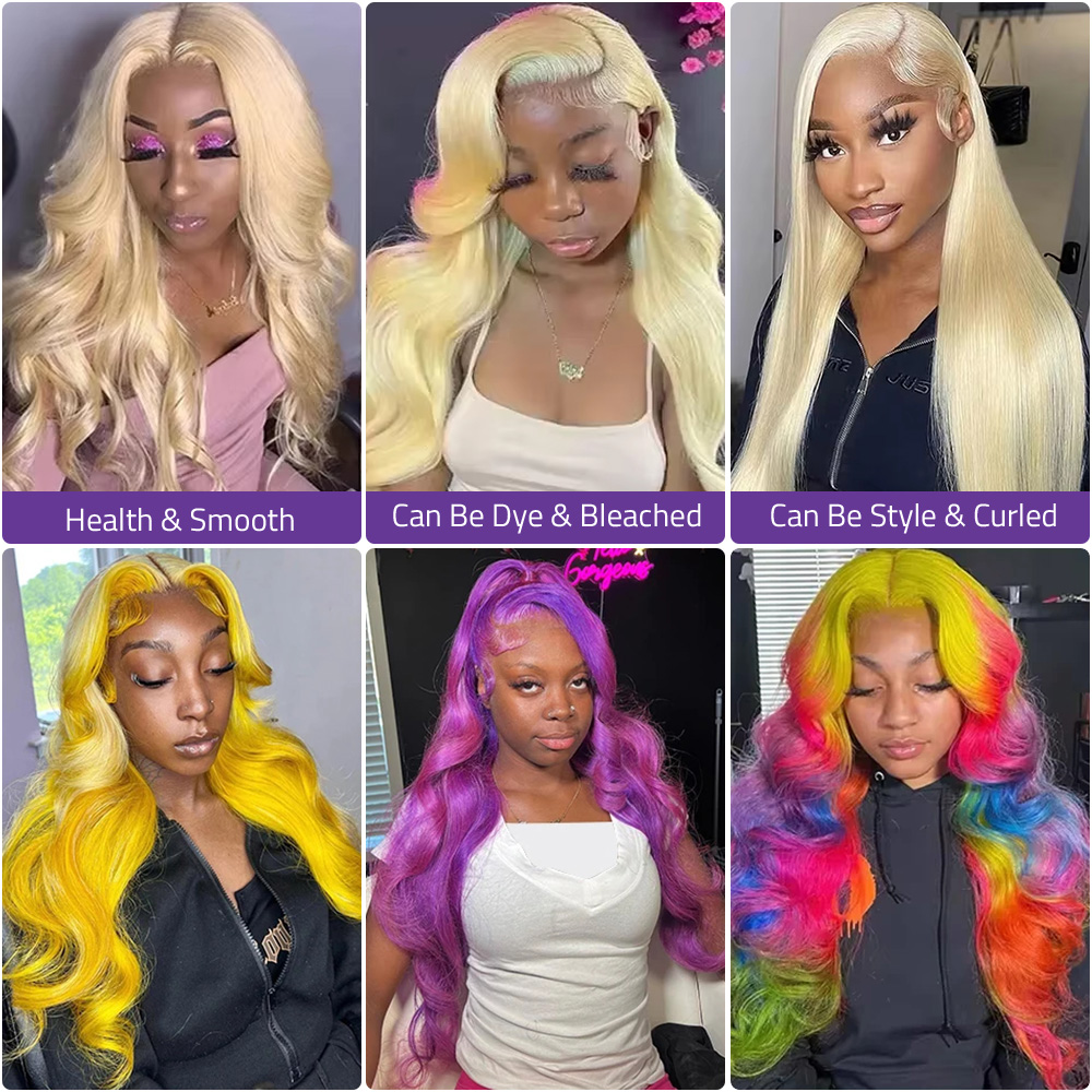 วิกผมลูกไม้โปร่งใส HD ขนาด 13x - 613 Blonde Body Wave Lace Front Wig บทวิจารณ์และราคา