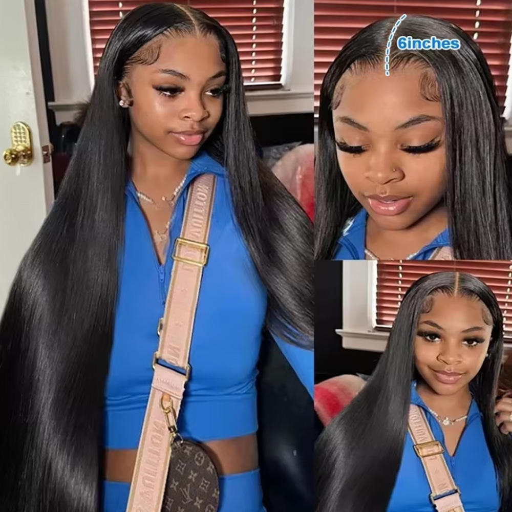 วิกผมแท้สีดำธรรมชาติ เงางามตรง - Lace Front Wigs บทวิจารณ์และราคา
