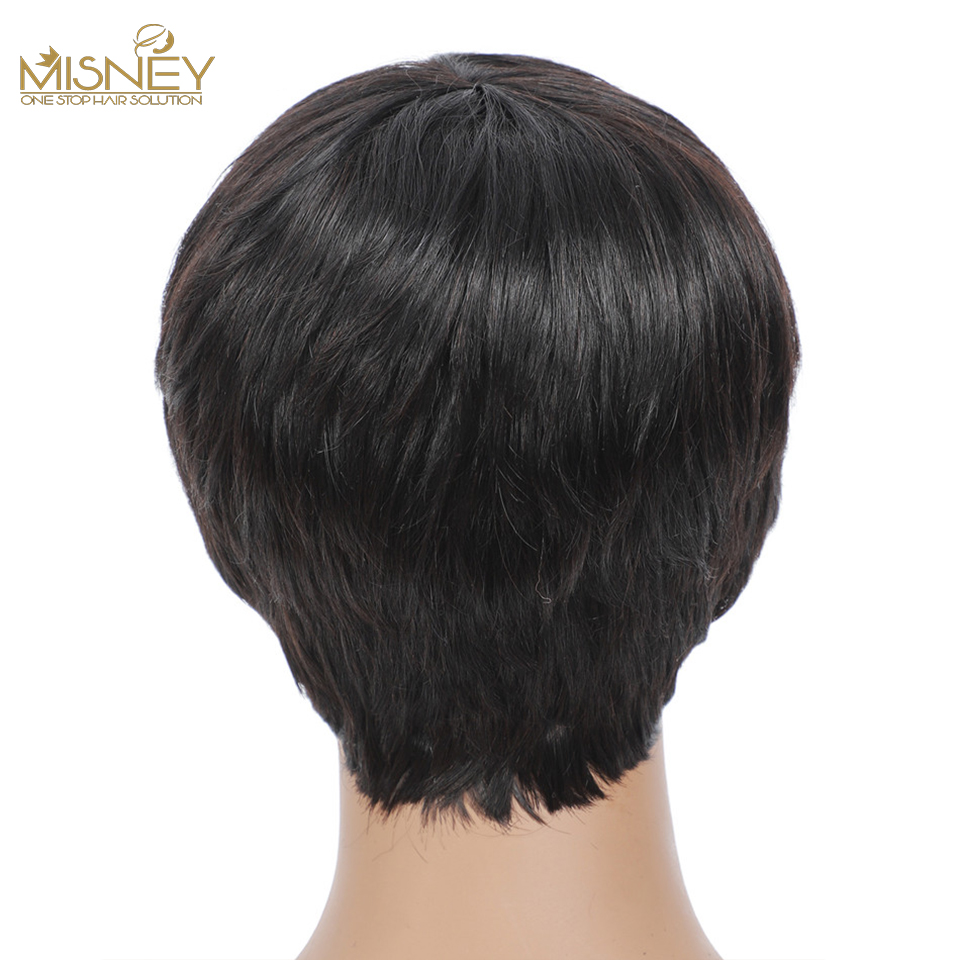 สั้นเส้นผมมนุษย์ Wigs Pixie ตั - Short Pixie Cut Wig Human Hair Cheap บทวิจารณ์และราคา