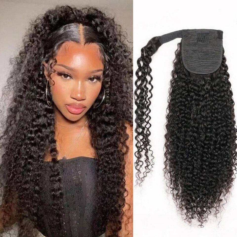 ผมหางม้าแบบพันรอบ ทำจากผมมนุษย - Seamless Clip In Hair Extensions Human Hair บทวิจารณ์และราคา