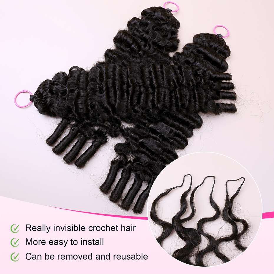 ผมมนุษย์แท้ 100% แบบถักโครเชต์ - Hair Bundles บทวิจารณ์และราคา