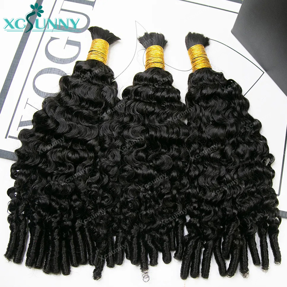 ผมถักเปียแบบโบโฮลอนน้ำ  ผมแท้  - Water Wave Bulk Human Hair For Braiding บทวิจารณ์และราคา