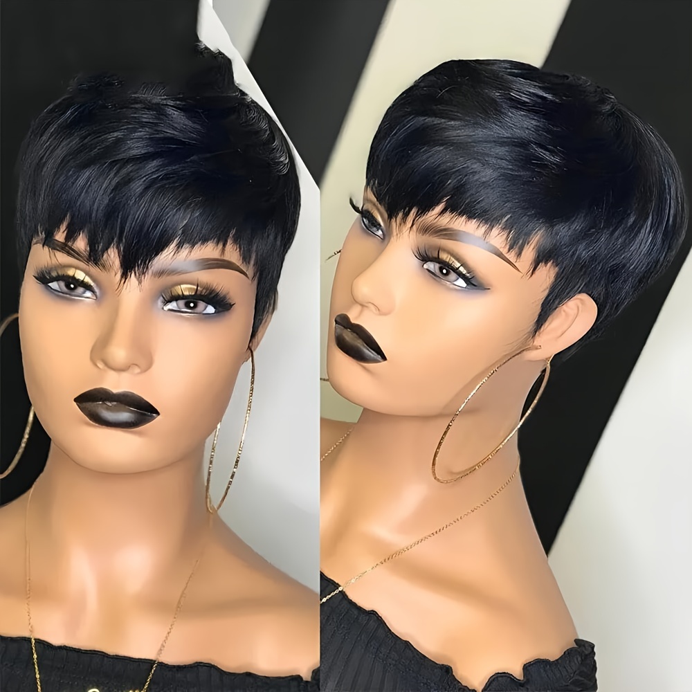 สั้น Pixie วิกผมผมมนุษย์ชั้นตั - Short Pixie Cut Wig Human Hair Cheap บทวิจารณ์และราคา
