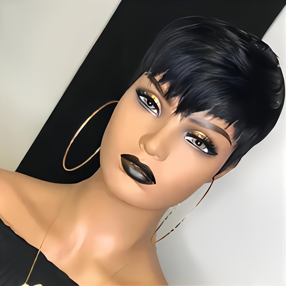 สั้น Pixie วิกผมผมมนุษย์ชั้นตั - Short Pixie Cut Wig Human Hair Cheap บทวิจารณ์และราคา