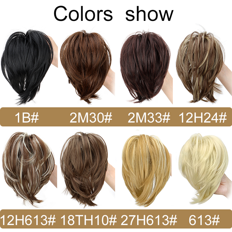 WIGSIN สังเคราะห์ Messy Bun ผม - Claw Clip Messy Bun Hair Piece บทวิจารณ์และราคา