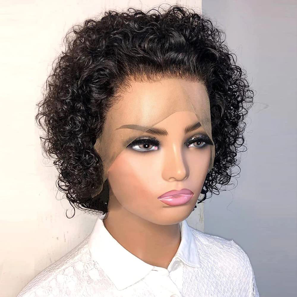 วิกผมทรงพิกซี่คัท 13x4 วิกผมมน - Short Pixie Cut Wig Human Hair Cheap บทวิจารณ์และราคา