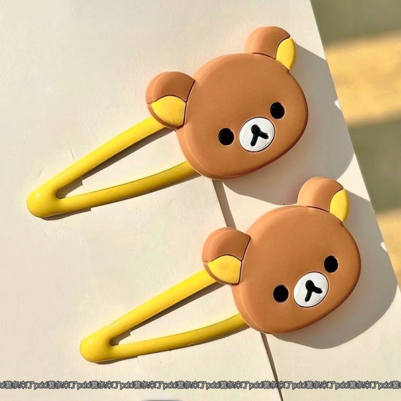 กิ๊บติดผมการ์ตูนริลัคคุมะน่ารั - Hair Bundles บทวิจารณ์และราคา