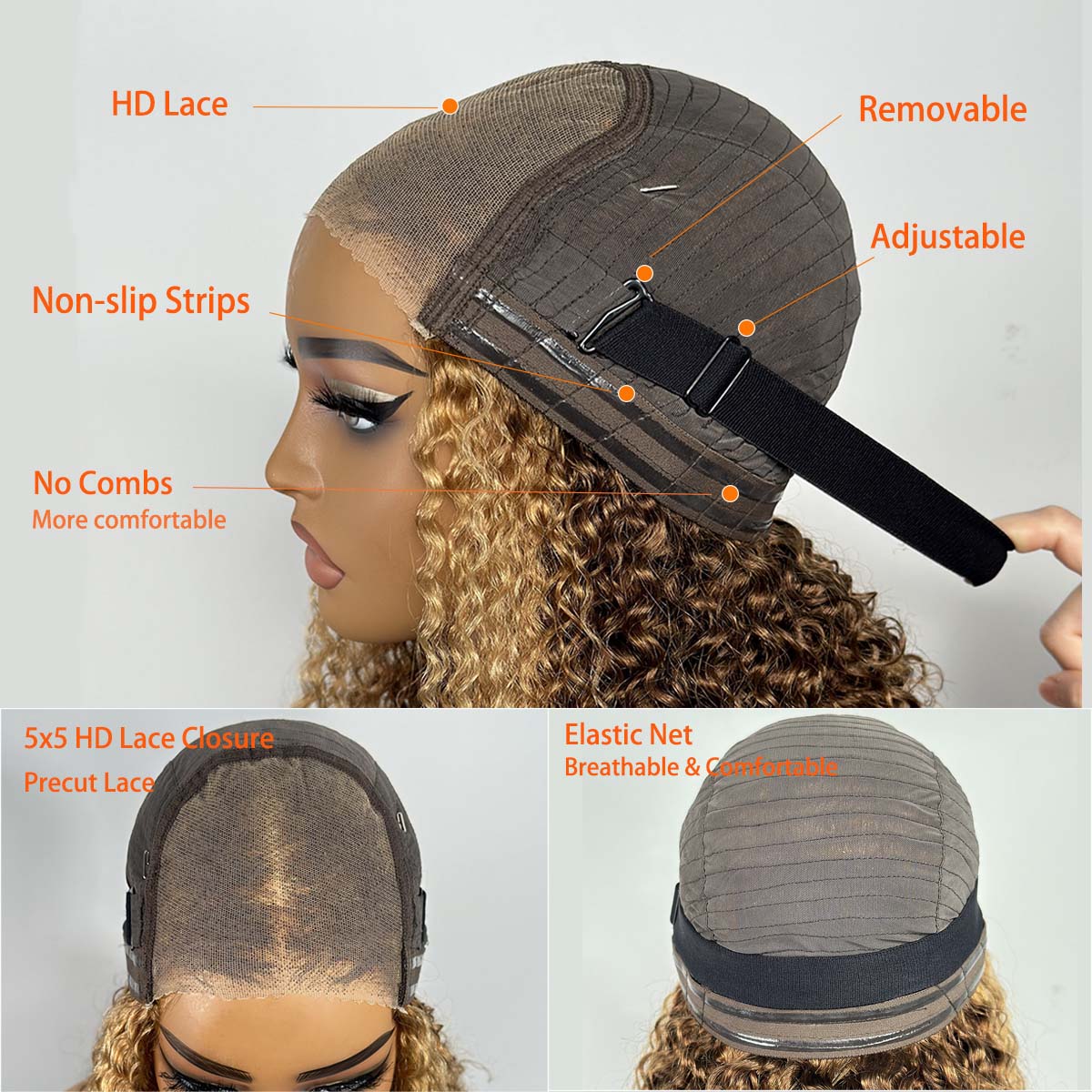 วิกผม Wear & Go รุ่น P427 สีบล - Glueless Wear And Go Human Hair Wig บทวิจารณ์และราคา