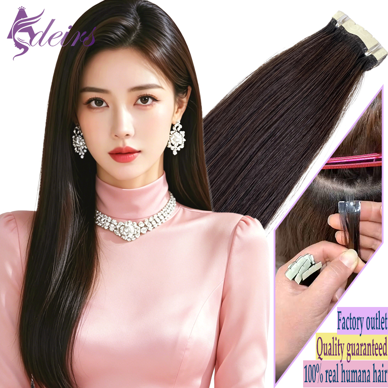 ADEIRS Mini เทปต่อผม 100% มนุษ - Invisible Tape In Extensions Real Hair บทวิจารณ์และราคา