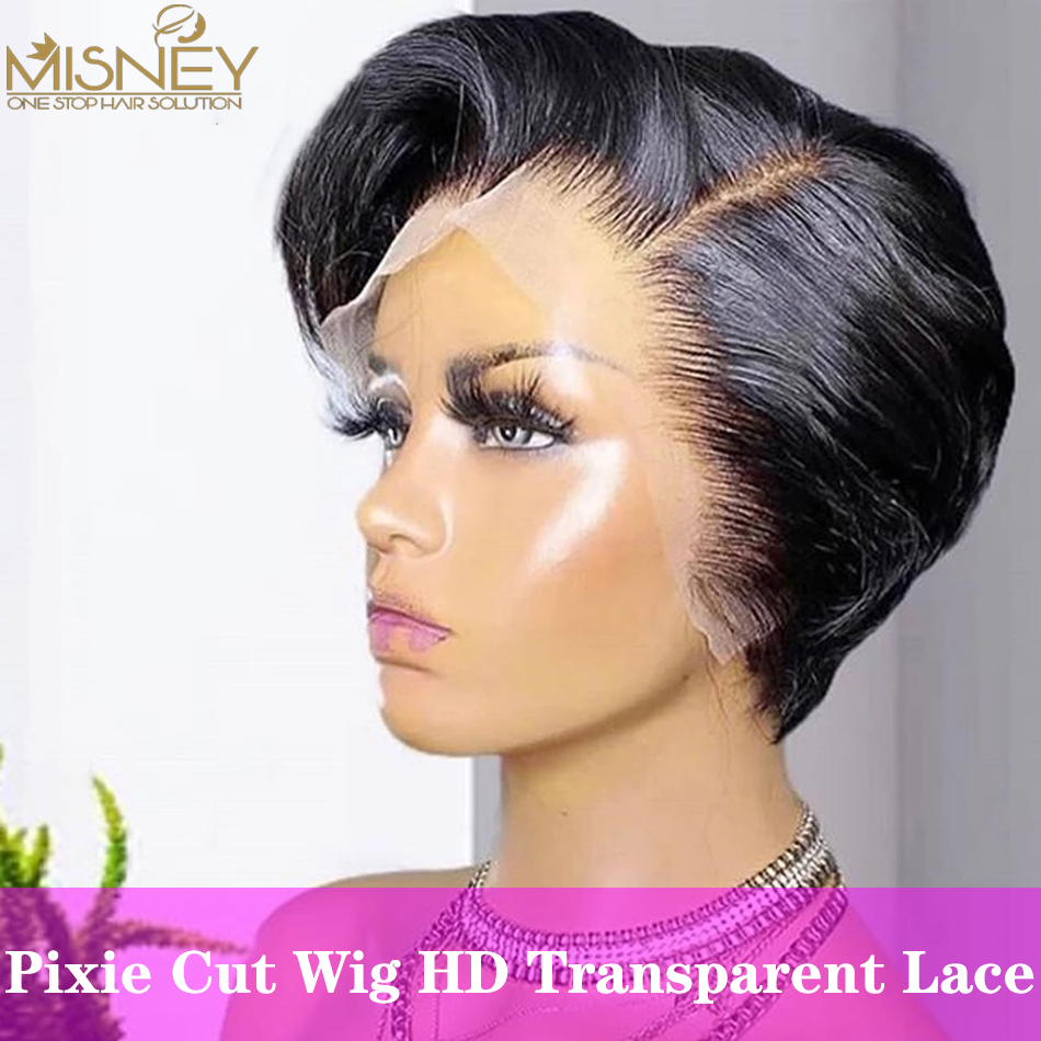 สั้นBobวิกผมPixieตัดวิกผม 13X1 - Short Pixie Cut Wig Human Hair Cheap บทวิจารณ์และราคา