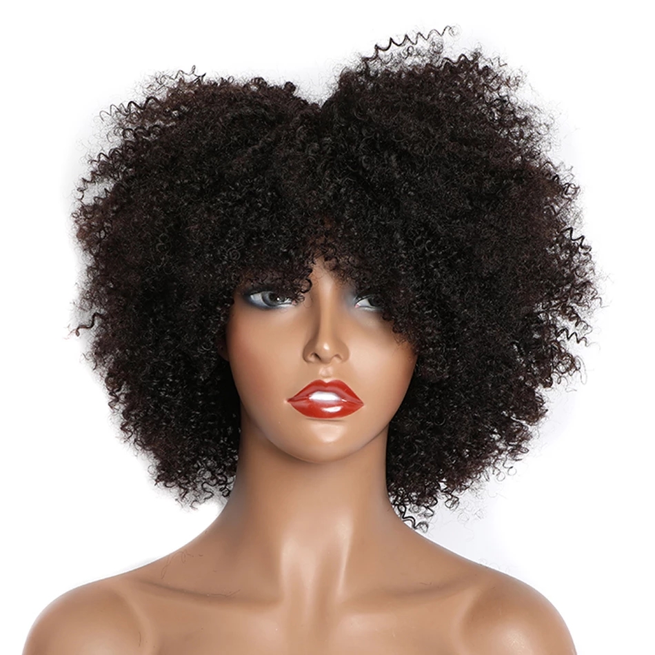 วิกผมบ๊อบผมมนุษย์ วิกผมสั้นหยิ - Short Pixie Cut Wig Human Hair Cheap บทวิจารณ์และราคา