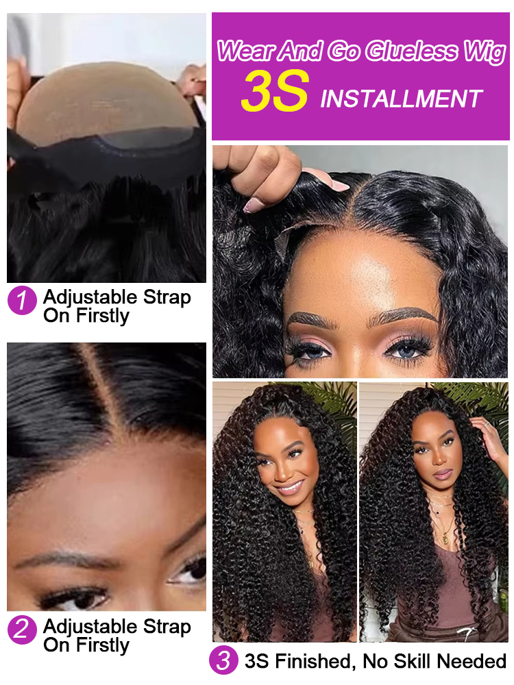 วิกผมลอนลึกแบบ Deep Water Wave - Water Wave Bulk Human Hair For Braiding บทวิจารณ์และราคา