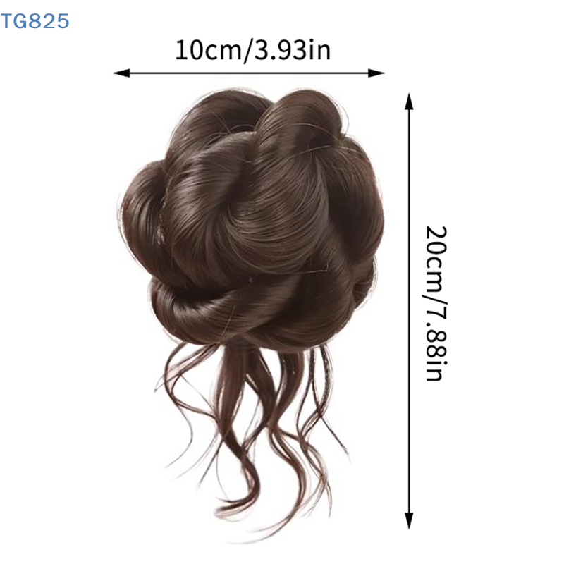 ผมปลอมแบบใหม่ ทรงบัน ทรงเมสซี่ - Claw Clip Messy Bun Hair Piece บทวิจารณ์และราคา