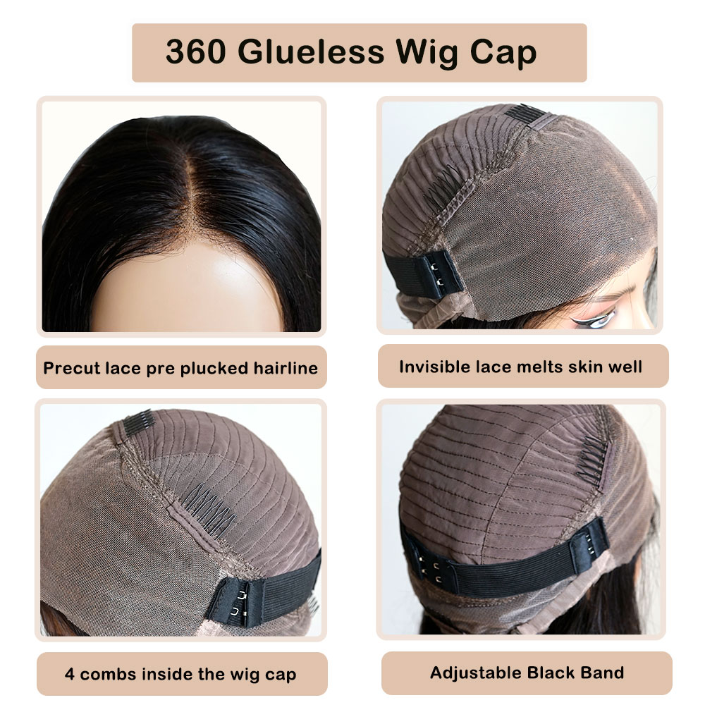 วิกผมแท้บราซิลแบบตรง พร้อมหน้า - Lace Front Wigs บทวิจารณ์และราคา