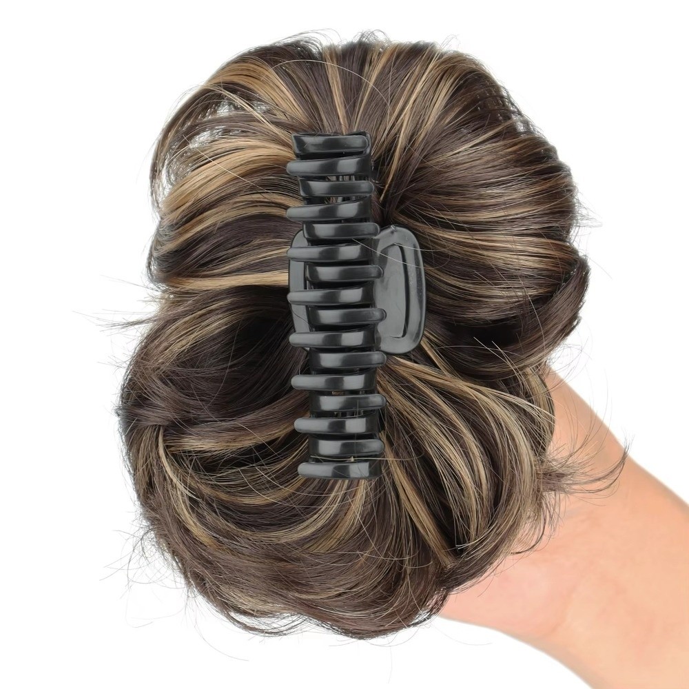 กิ๊บติดผมทรงมวยผมยุ่งเหยิง วิก - Claw Clip Messy Bun Hair Piece บทวิจารณ์และราคา