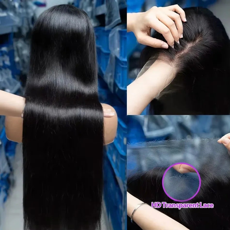 วิกผมมนุษย์แบบตรงไม่มีกาว ความ - Human Hair Wigs บทวิจารณ์และราคา